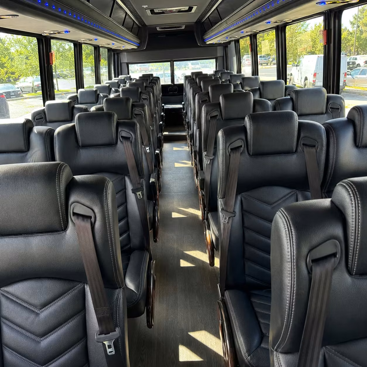 30 passenger minibus interior