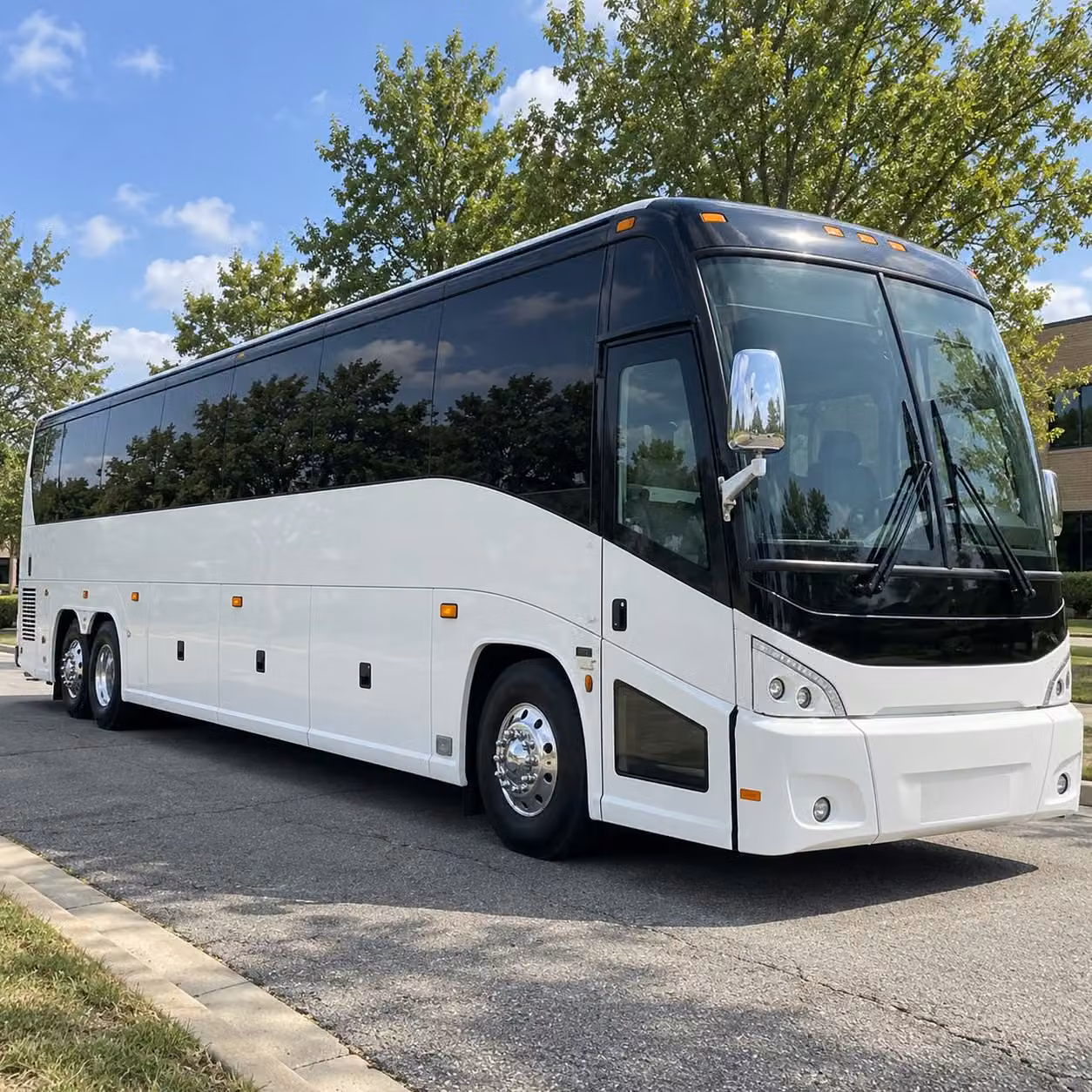 56 passenger charter bus