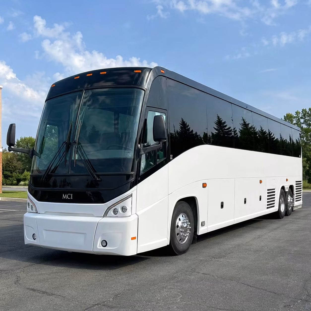 greenville 56 passenger charter bus rental