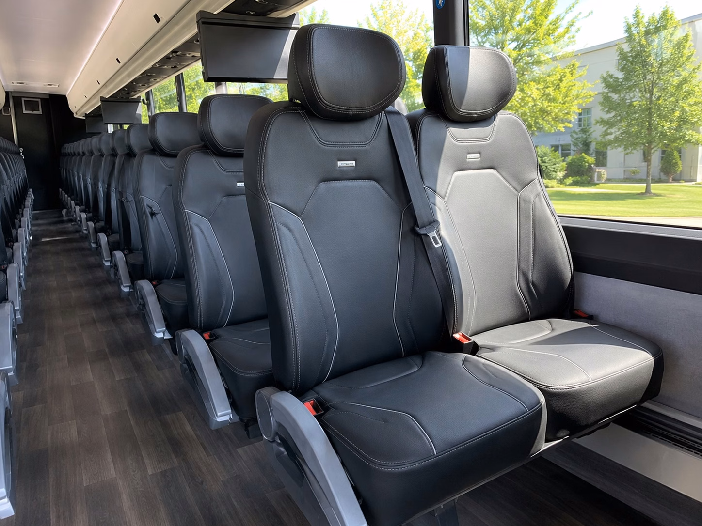 greenville charter bus rental inside