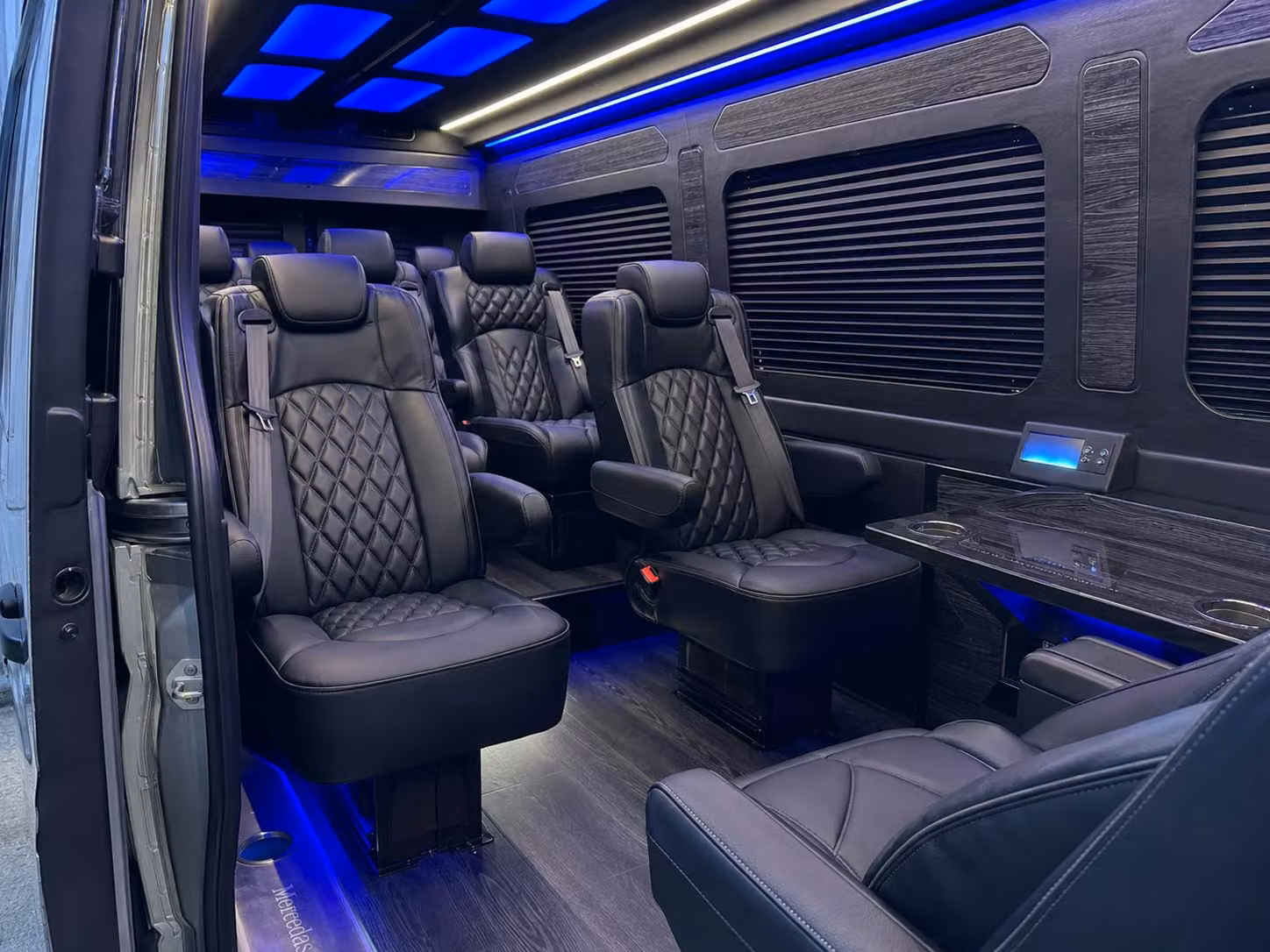 sprinter van transportation for groups and events across greenville